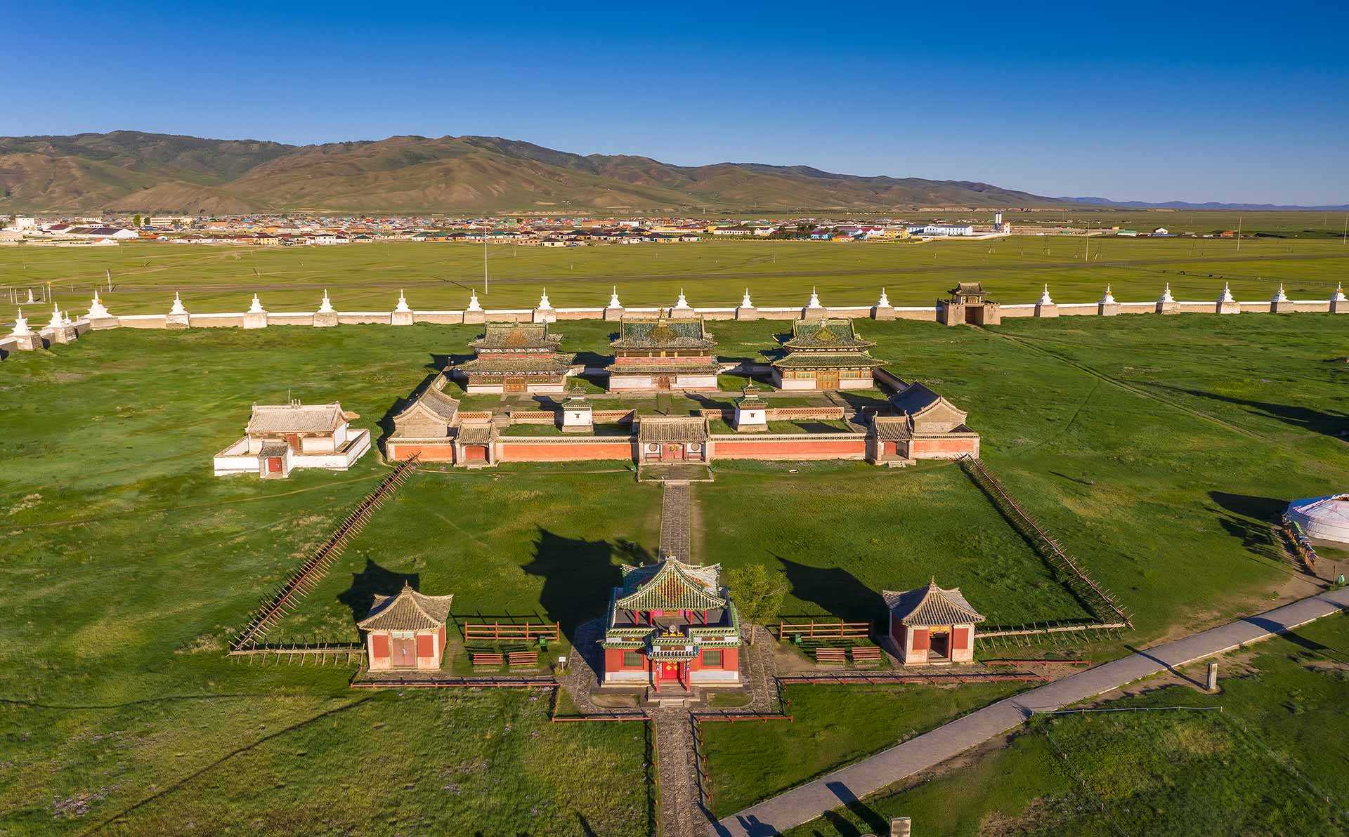 The oldest Buddhist temple in Mongolia.